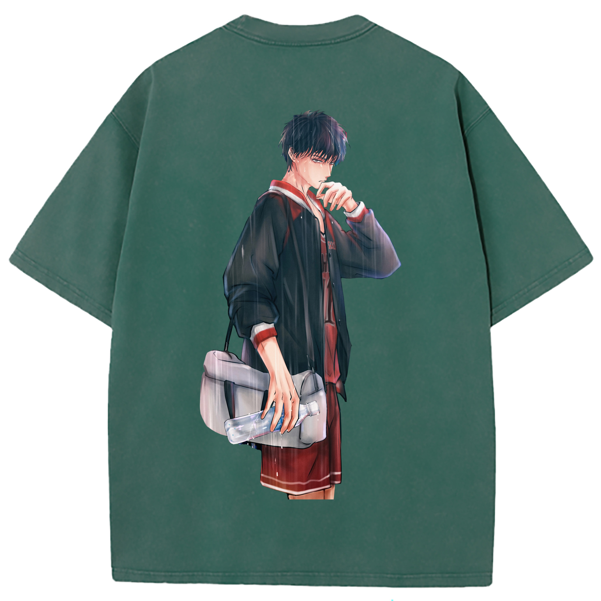 （画像用） SLAM DUNK／スラムダンク 綿100% ヴィンテージ風 半袖Tシャツ（背面プリント）